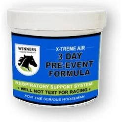 Winners Equine Products X-Treme Air 3 Day Pre-Event Formula Horse Treatment, 180-g Jar