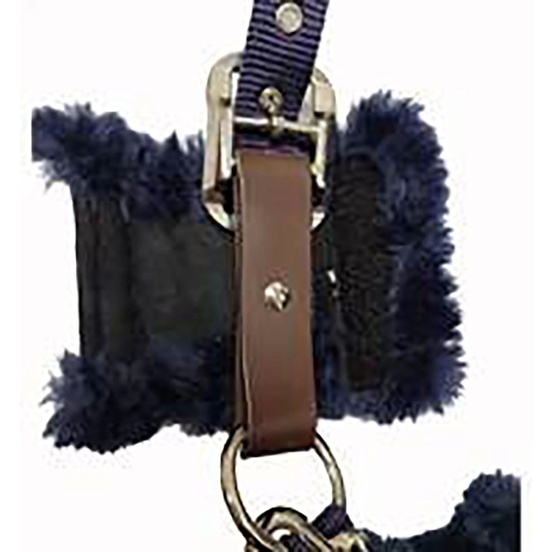 Gatsby Faux Sheepskin Nylon Breakaway Horse Halter 2 Gatsby Faux Sheepskin Nylon Breakaway Horse Halter - Image 2