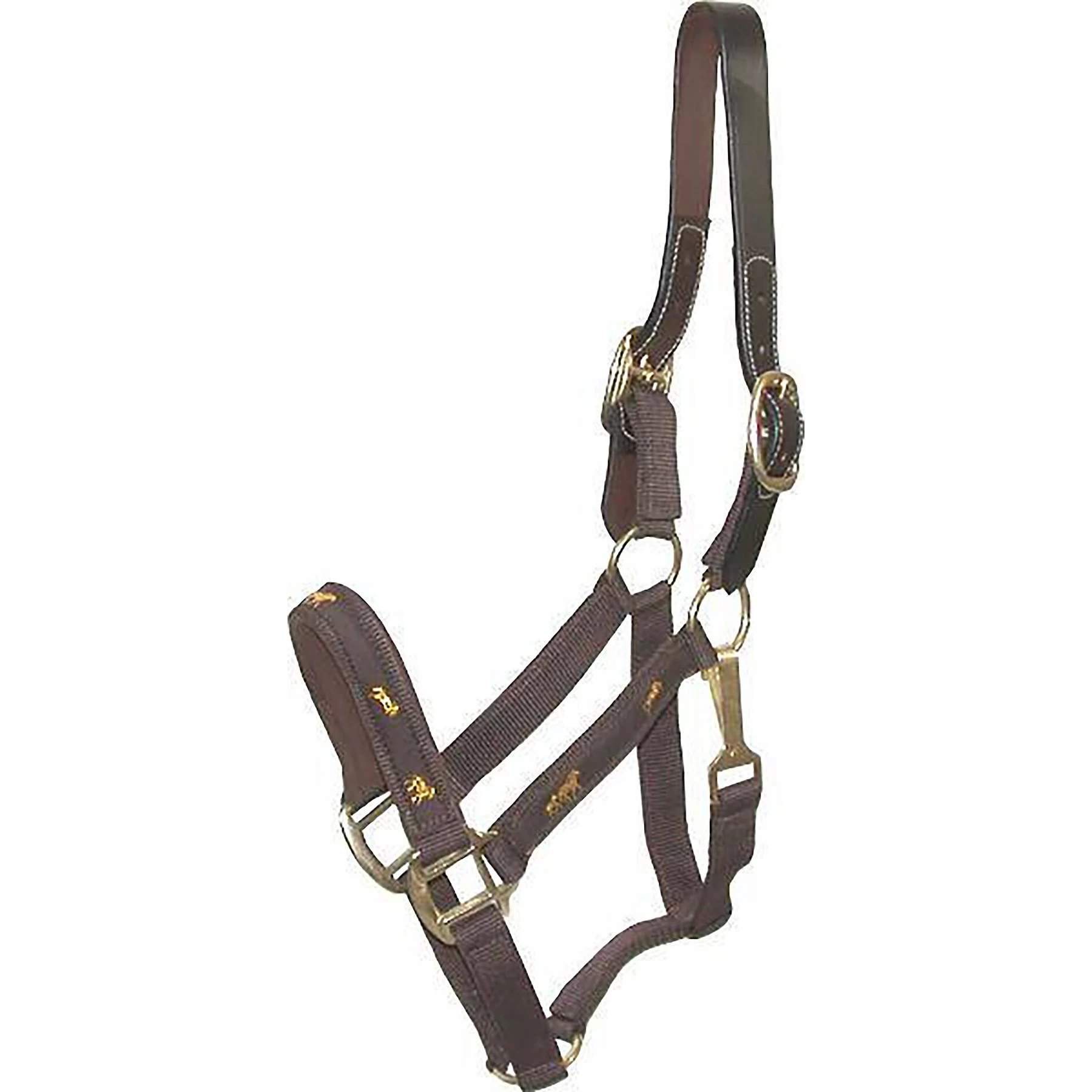 Gatsby Nylon Overlay & Snap Breakaway Horse Halter 1 Gatsby Nylon Overlay & Snap Breakaway Horse Halter