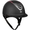 IRH IR4G "Power" Black With Titanium Vent & Red Piping Riding Helmet