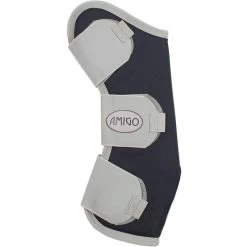 Amigo Ripstop Travel Horse Boots, Navy/Silver