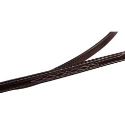 Huntley Equestrian Fancy Stitched Rubber Horse Reins Brown, Full -Horse Supplies Shop 514846 PT2. AC SS1800 V1657658301