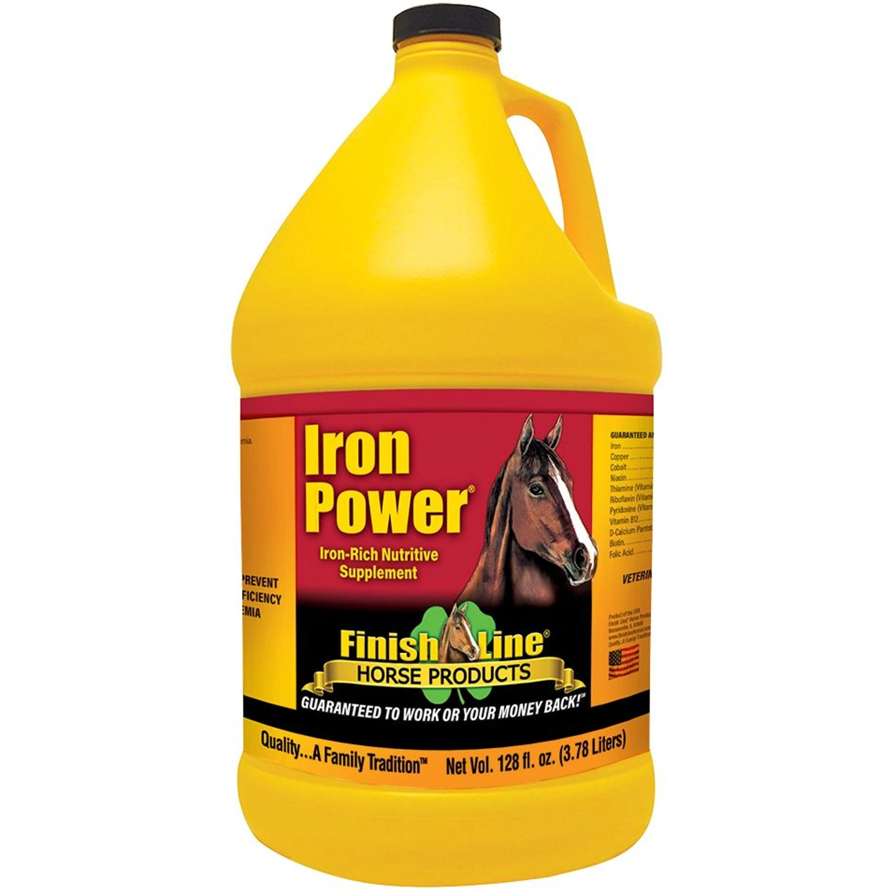 Finish Line Iron Power Horse Supplement, 128-oz Bottle 1 Finish Line Iron Power Horse Supplement, 128-oz Bottle