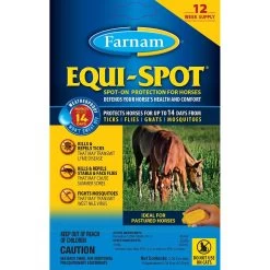 Farnam Equi-Spot Horse Spot-On Fly Control & Farnam SuperMask II Horse Fly Mask Classic Collection -Horse Supplies Shop 566270 PT2. AC SS1800 V1657659863