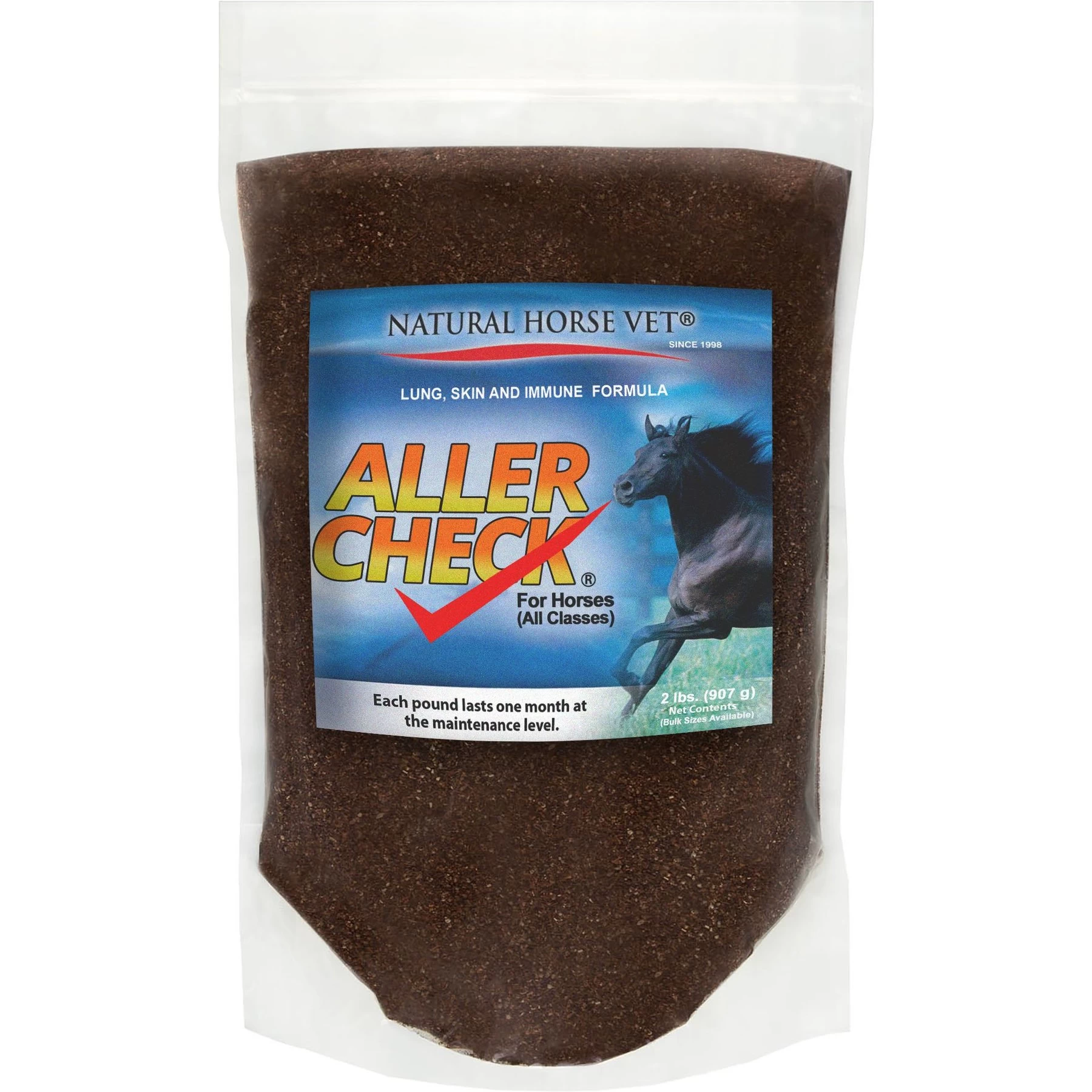 Natural Horse Vet Aller Check Lung, Skin & Immune Formula Horse Supplement 1 Natural Horse Vet Aller Check Lung, Skin & Immune Formula Horse Supplement
