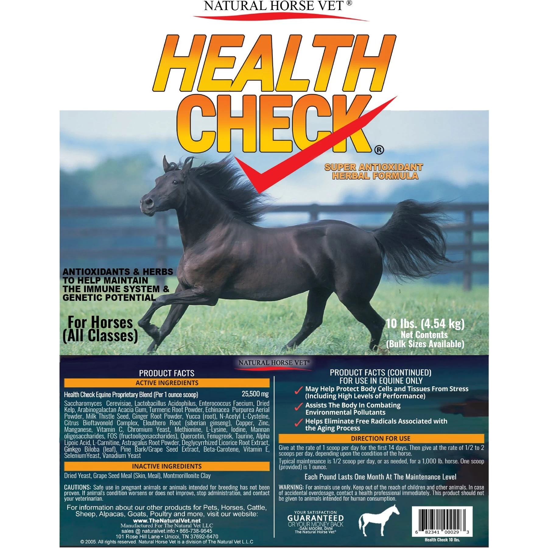 Natural Horse Vet Health Check Super Antioxidant Herbal Formula Horse Supplement 2 Natural Horse Vet Health Check Super Antioxidant Herbal Formula Horse Supplement - Image 2