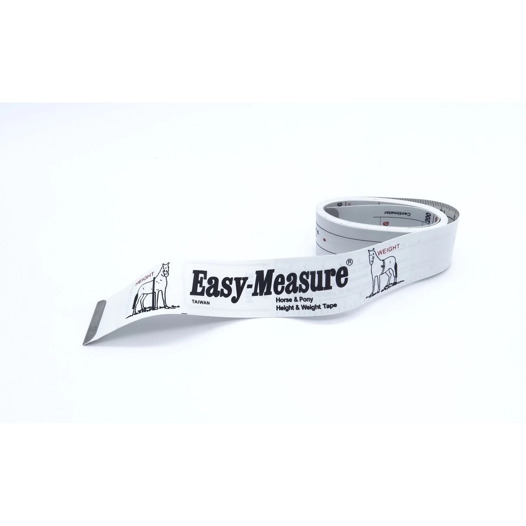 QiK Height & Weight Horse Measuring Tape, White 1 QiK Height & Weight Horse Measuring Tape, White