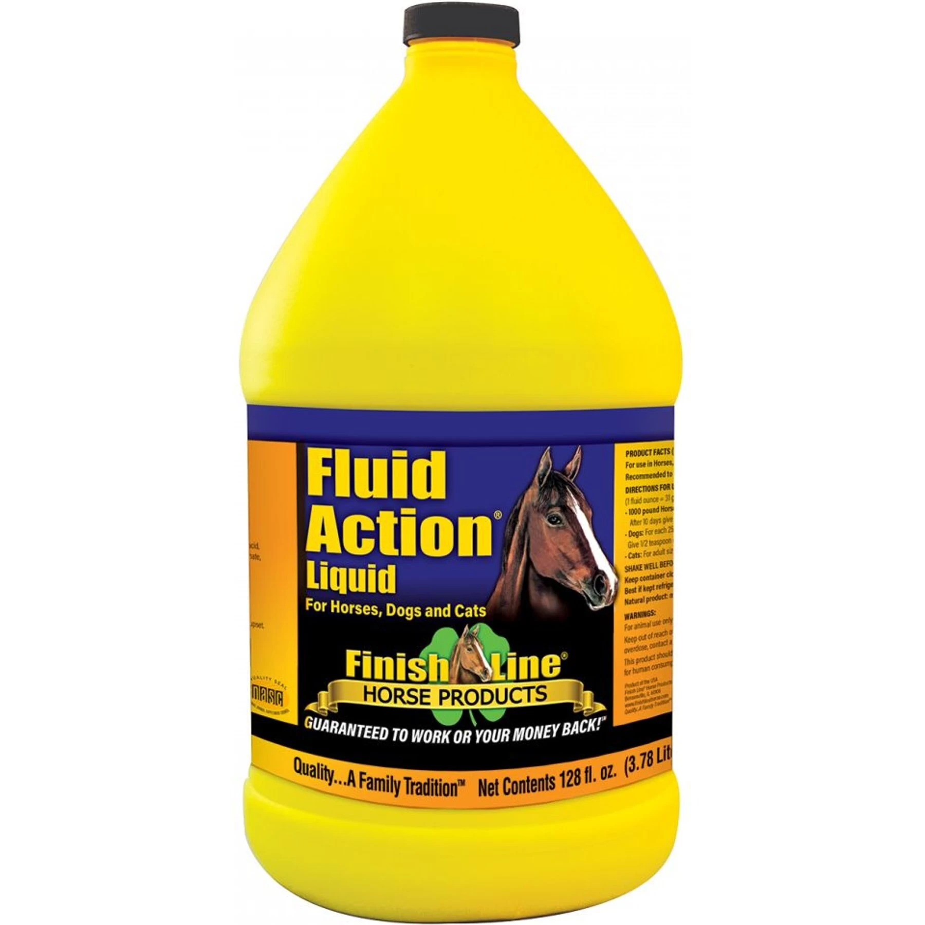 Finish Line Fluid Action Liquid Horse Supplement, 128-oz Bottle 1 Finish Line Fluid Action Liquid Horse Supplement, 128-oz Bottle