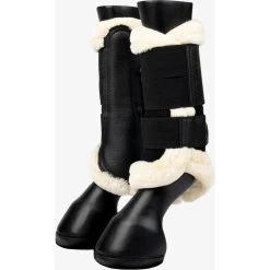 LeMieux Fleece Edged Mesh Brushing Horse Boot