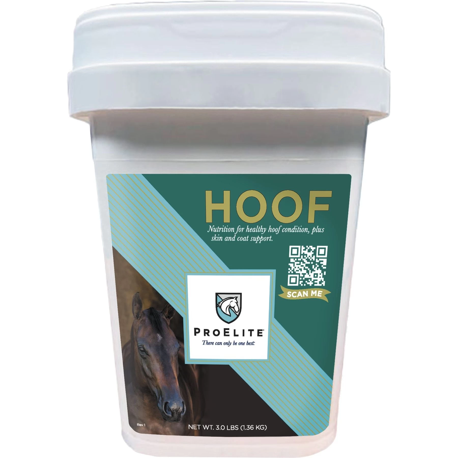 ProElite Hoof Healthy Hoof, Skin, & Coat Support Horse Supplement, 3-lb Tub 1 ProElite Hoof Healthy Hoof, Skin, & Coat Support Horse Supplement, 3-lb Tub