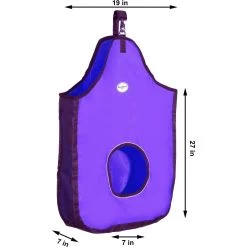 Majestic Ally Nylon Reflective Hole Hay Bag With Mesh Ventilation Gusset PUR Horse Supplies, Purple -Horse Supplies Shop 900678 PT2. AC SS1800 V1698439935