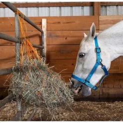 Majestic Ally Nylon Reflective Hole Hay Bag With Mesh Ventilation Gusset PUR Horse Supplies, Purple -Horse Supplies Shop 900678 PT5. AC SS1800 V1698425495