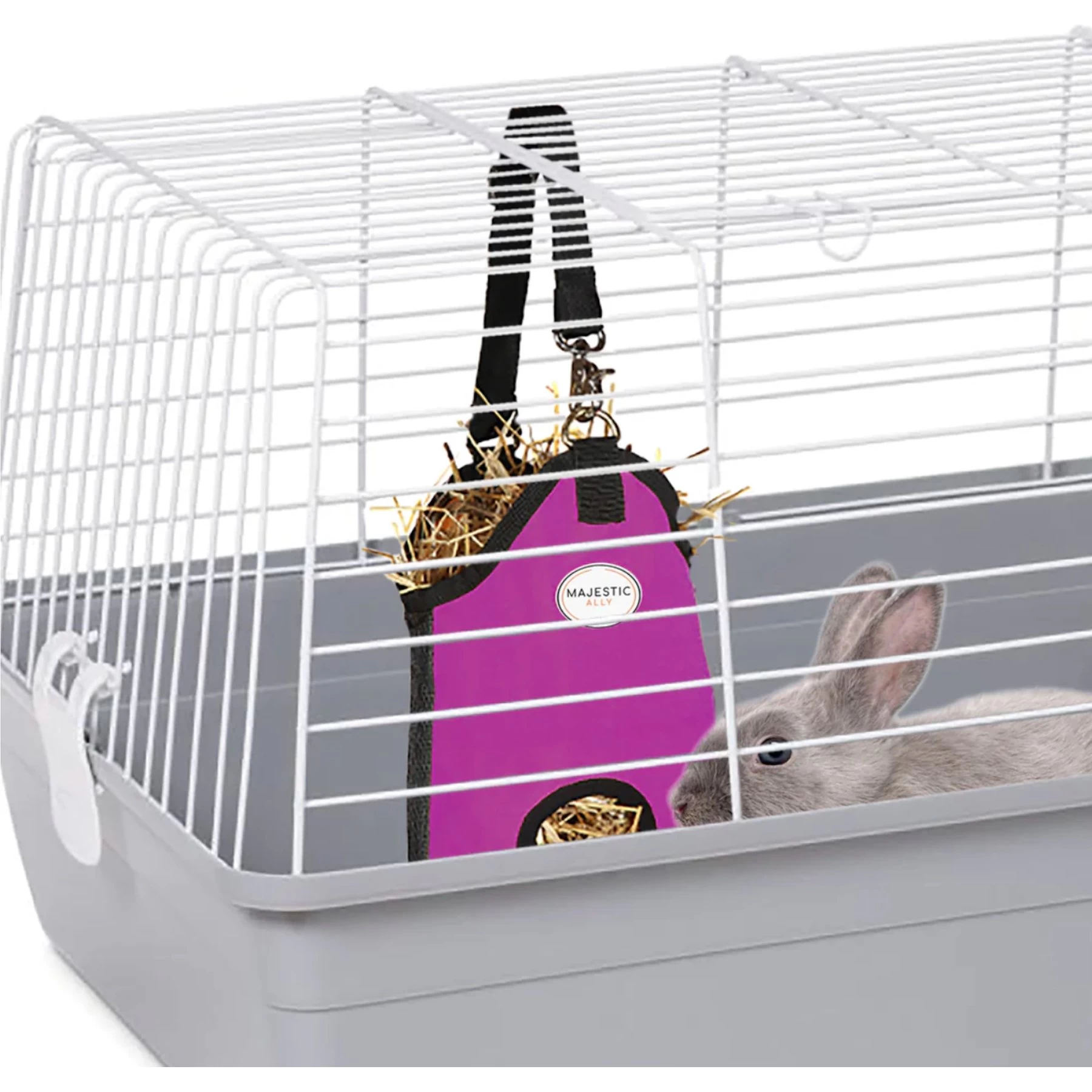 Majestic Ally Small Animals Nylon Hay Bag Large With Mess Ventilation Gusset Horse Supplies 6 Majestic Ally Small Animals Nylon Hay Bag Large With Mess Ventilation Gusset Horse Supplies - Image 6