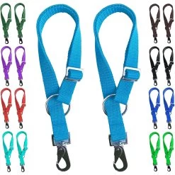 Majestic Ally Adjustable Nylon Bucket Hanger Horse Bucket Straps, 2 Count