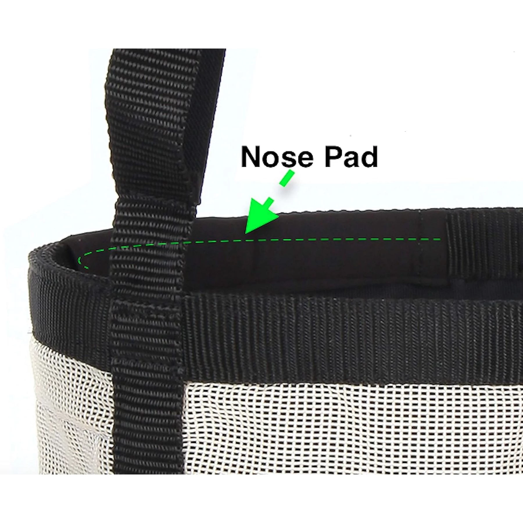 Majestic Ally Heavy Duty Nylon Mesh Feed Rite Horse Bag 5 Majestic Ally Heavy Duty Nylon Mesh Feed Rite Horse Bag - Image 5