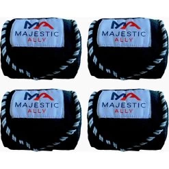 Majestic Ally Polo Wraps With Braided Rope Horse Wrap, Black 7 Majestic Ally Polo Wraps With Braided Rope Horse Wrap, Black -Horse Supplies Shop 901646 PT2. AC SS1800 V1698415318