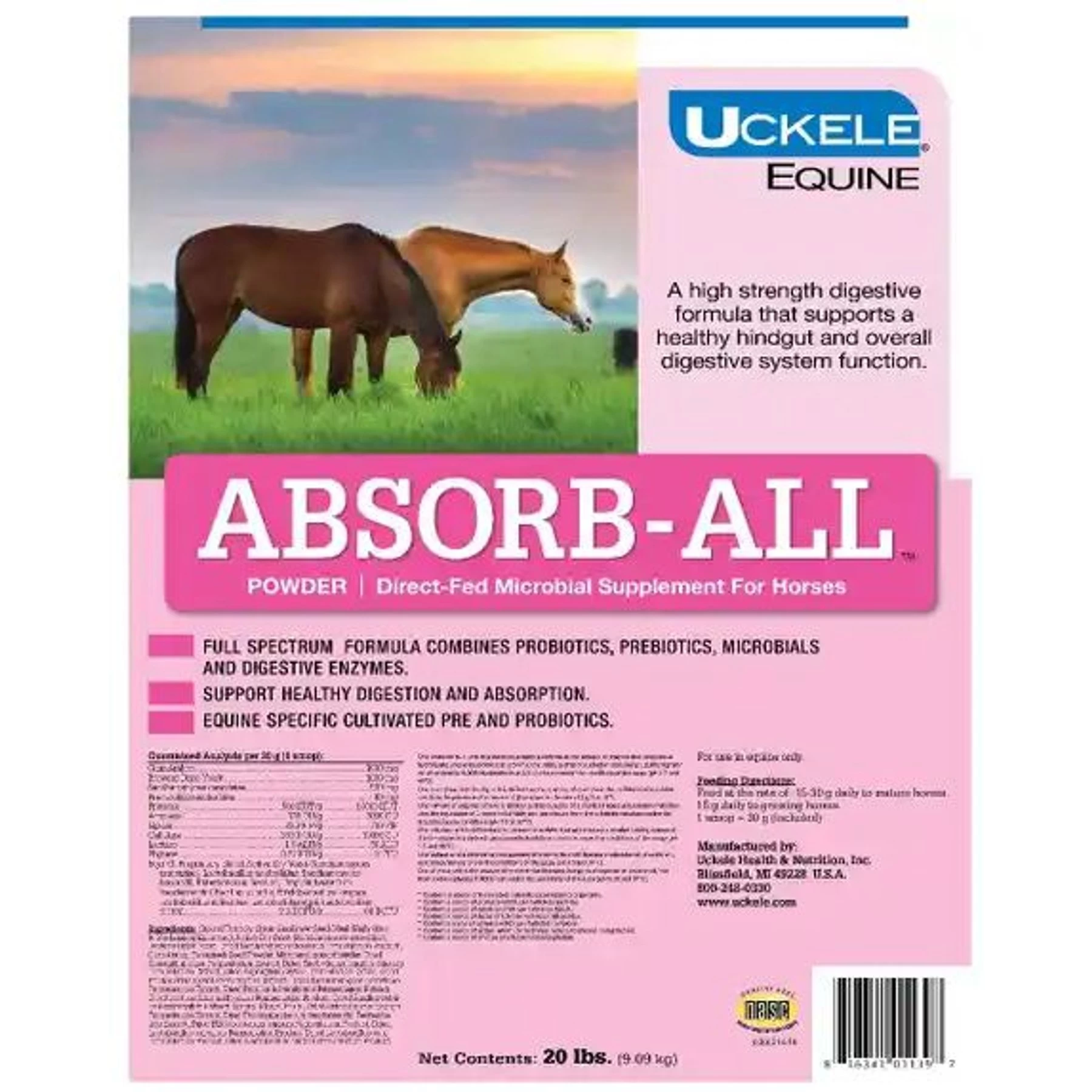 Uckele Absorb-All Powder Horse Digestive Supplement 2 Uckele Absorb-All Powder Horse Digestive Supplement - Image 2