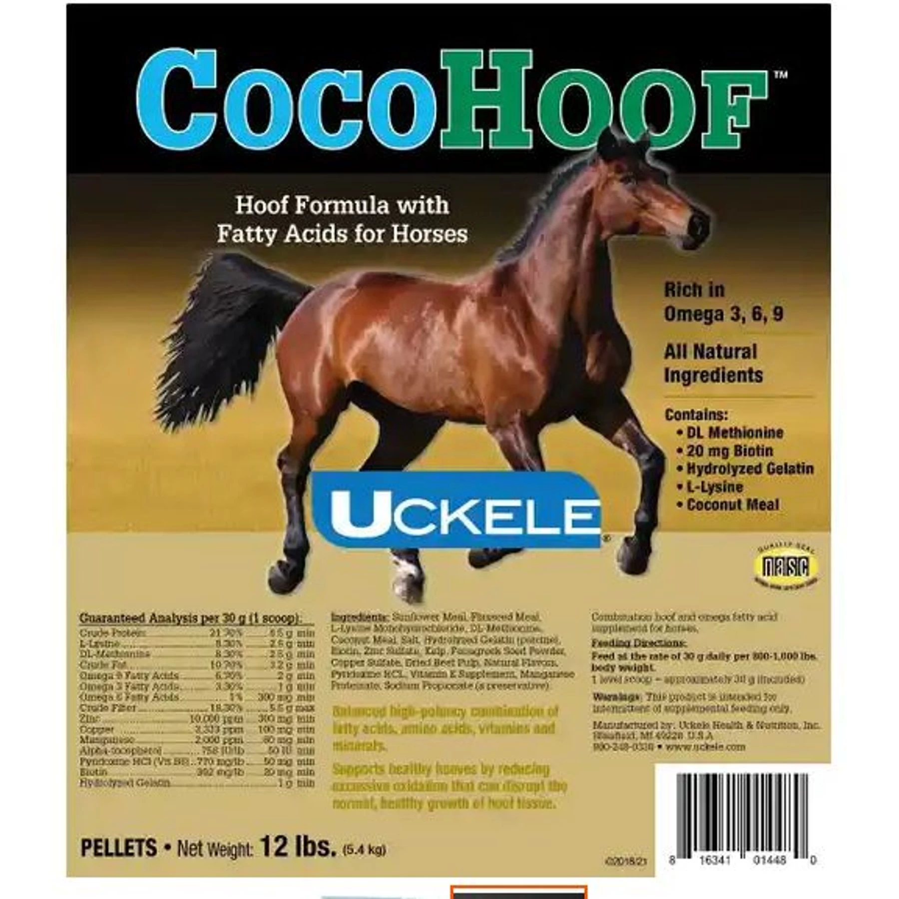 Uckele Cocohoof Pellets Horse Hoof Care Supplement 2 Uckele Cocohoof Pellets Horse Hoof Care Supplement - Image 2