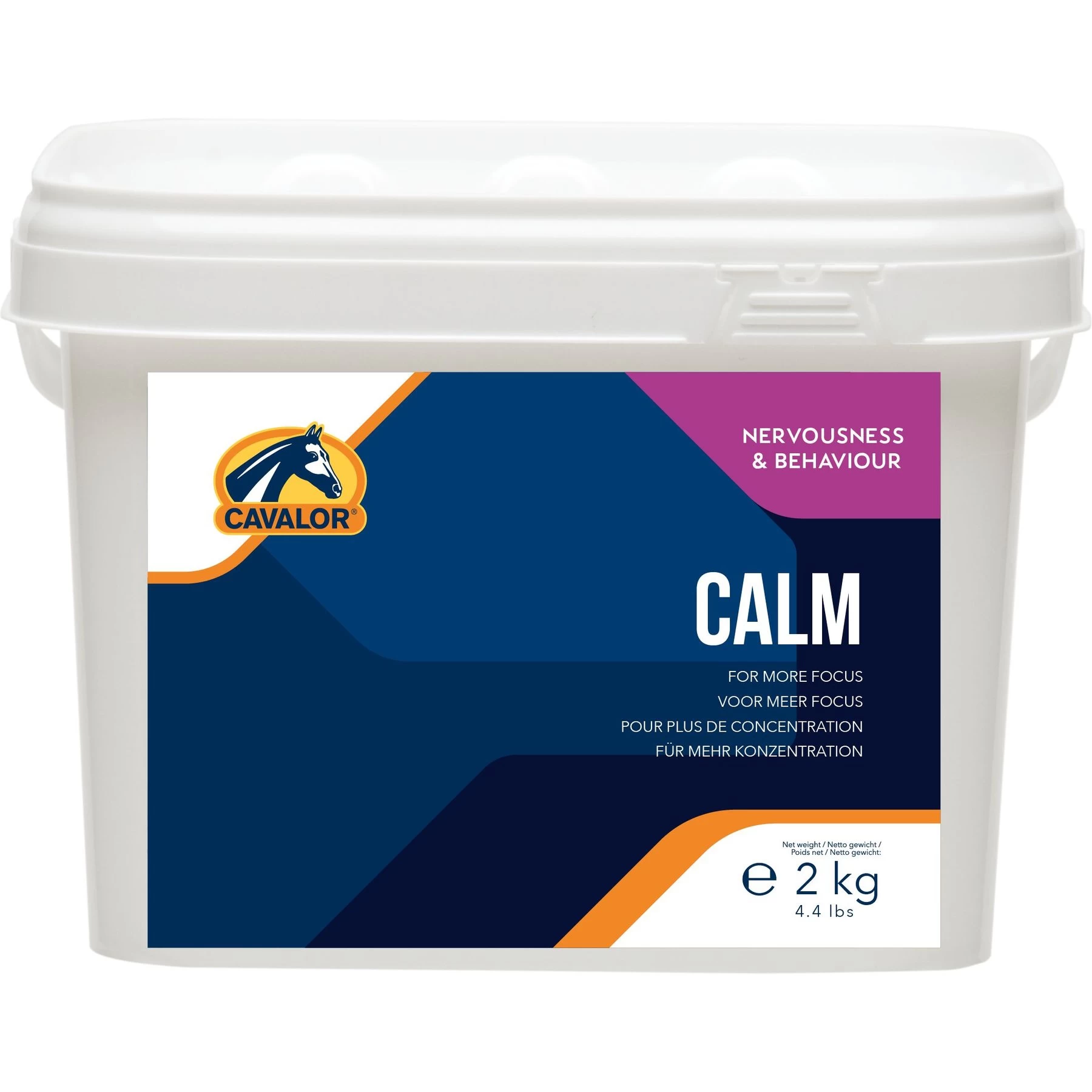 Cavalor Calm Powder Horse Calming Supplement, 2-kg Pail 1 Cavalor Calm Powder Horse Calming Supplement, 2-kg Pail